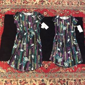 NWT LulaRoe  Nightmare SISTER Dresses Sz 8 & 12